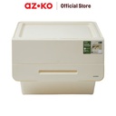 AZKO Stora 43.5X36X31 m Kotak Penyimpanan Flat 36 ltr Kotak Serbaguna Wadah Simpan Storage Box Boks Organizer