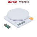 AZKO Kris 5 kg Timbangan Dapur Digital Ks201 Kitchen Scale Alat Pengukur Berat Bahan Makanan Serbaguna Perlengkapan Dapur Peralatan Masak