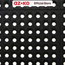 AZKO Kris 91X91X1 cm Karpet Heavyduty Anti Slip - Hitam Karpet Anti Licin Bathroom Mat Karpet Kamar Mandi Anti Slip