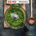 AZKO Kris 1.5 ltr Mini Chopper 500 watt Penghalus Bahan Masakan Pencincang Bawang Cabai Serbaguna Gilingan Bumbu Dapur Pemotong Makanan