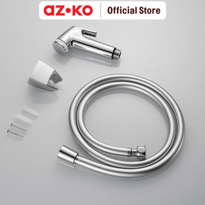 AZKO Fosa Set Toilet Shower Toilet Hose Semprotan Selang Air Kloset Aksesoris Kamar Mandi Selang Wc