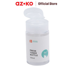 AZKO Ataru 100 ml Botol Toner Press Petg Travel Bottle Wadah Toner Praktis Serbaguna Perlengkapan Traveling