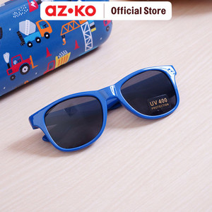 AZKO Ataru Kacamata Anak Dengan Case Car Kacamata Hitam Kids Kid Sunnies Eyewear Aksesoris Fashion Anak Anak