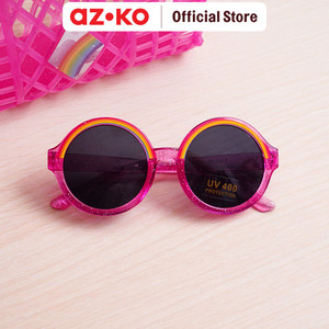 AZKO Ataru Kacamata Sunglasess Anak Rainbow - Pink Kacamata Hitam Kids Kid Sunnies Eyewear Aksesoris Fashion Anak Anak