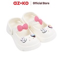 AZKO Ataru Ukuran 27 Sandal Anak Clogs Mary Jane - Krem Kid Slippers Sepatu Sandal Alas Kaki Sendal Santai Anak