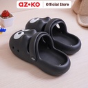 AZKO Ataru Ukuran 32/33 Sandal Anak Mary Jane Cat - Hitam Kid Slippers Sepatu Sandal Alas Kaki Sendal Santai Anak