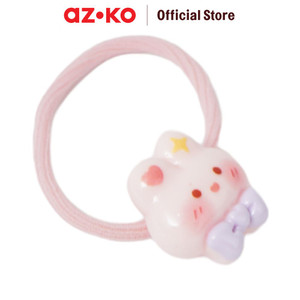 AZKO Ataru Set 10 Pcs Ikat Rambut Anak Bunny Hair Tie Aksesoris Karet Rambut Cewek Iket Rambut Wanita