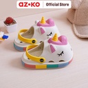 AZKO Ataru Ukuran 29 Sandal Anak Clogs Unicorn - Krem Kid Slippers Sepatu Sandal Alas Kaki Sendal Santai Anak