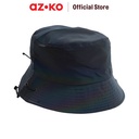 AZKO Ataru Topi Bucket Reversible Rainbow Aksesoris Kepala Bucket Hat Bolak Balik Topi Stylish Unisex Serbaguna Aksesoris Fashion Pria Wanita