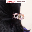 AZKO Ataru Jepit Rambut Twisted Iridescent - Pink Hair Clip Claw Aksesoris Jepitan Cewek Penjepit Hiasan Rambut Wanita Aksesori Kepala