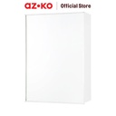 AZKO Fosa Kabinet Dinding Kamar Mandi Dengan Cermin - Putih Organizer Serbaguna Rak Sabun Shampoo Tempat Peralatan Mandi Bathroom Wall Cabinet