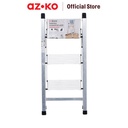 AZKO Fixsteps Tangga Lipat Aluminium 3 Steps - Silver multifunction household ladder peralatan rumah tangga buka tutup foldable ladder