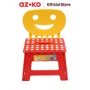 AZKO Kindla Bangku Pijak Lipat Smile - Oranye foldable step stool bangku lipat mini anti slip kursi pijakan serbaguna