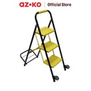 AZKO Krisbow Tangga & Troli Lipat Besi 2 In 1 - Merah multifunction household ladder peralatan rumah tangga buka tutup foldable ladder
