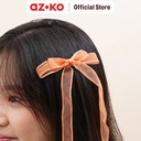 AZKO Ataru Set 2 Pcs Jepit Rambut Anak Long Ribbon - Oranye kids hair clip aksesoris jepitan anak cewek penjepit hiasan rambut anak aksesori kepala