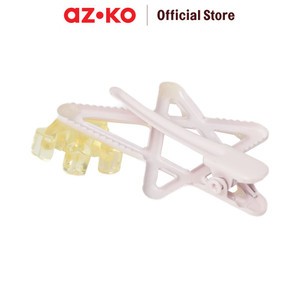AZKO Ataru Set 2 Pcs Jepit Rambut Star Outline Gem - Pink/Biru hair clip aksesoris jepitan cewek penjepit hiasan rambut wanita aksesori kepala
