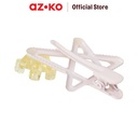 AZKO Ataru Set 2 Pcs Jepit Rambut Star Outline Gem - Pink/Biru hair clip aksesoris jepitan cewek penjepit hiasan rambut wanita aksesori kepala