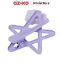 AZKO Ataru Set 2 Pcs Jepit Rambut Star Outline Flower hair clip aksesoris jepitan cewek penjepit hiasan rambut wanita aksesori kepala