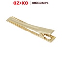 AZKO Ataru Set 3 Pcs Jepit Rambut Rectangle - Gold hair clip aksesoris jepitan cewek penjepit hiasan rambut wanita aksesori kepala