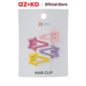 AZKO Ataru Set 4 Pcs Jepit Rambut Fall Star Small Random hair clip aksesoris jepitan cewek penjepit hiasan rambut wanita aksesori kepala