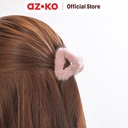 AZKO Ataru Set 2 Pcs Jepit Rambut Triangle Fur - Pink/Cokelat aksesoris rambutjepitanhair accessoriesklip penjepit rambut