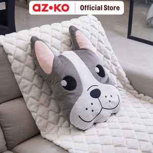 AZKO Ataru Bantal Sofa Frenchie Face cushion sofa aesthetic bantal dekorasi sofa bentuk frenchie face throw pillow couch