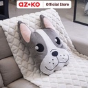 AZKO Ataru Bantal Sofa Frenchie Face cushion sofa aesthetic bantal dekorasi sofa bentuk frenchie face throw pillow couch