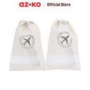AZKO Ataru 20X30 cm Set 2 Pcs Pouch Travel Serut kantong organizer kecil tempat kosmetik pouch aksesoris