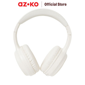 AZKO Ataru Headphone Bluetooth Bt037Nc - Krem Beige on ear headphones nirkabel headset telinga wireless aksesoris gadget