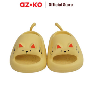 AZKO Ataru Sandal Anak Slippers Cat - Kuning Kid Slippers Sepatu Sandal Alas Kaki Sendal Santai Anak