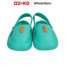 AZKO Ataru Sandal Anak Clogs Dino - Hijau Kid Slippers Sepatu Sandal Alas Kaki Sendal Santai Anak