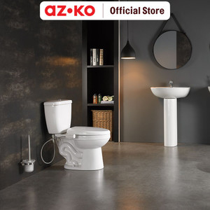 AZKO Fosa Bidet Toilet Sprayer - Putih alat semprotan toilet peralatan kamar mandi