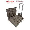 AZKO Maxb Troli Barang Lipat - Cokelat alat pengangkut barang dengan roda wheels cart troli kardus box perlengkapan industri