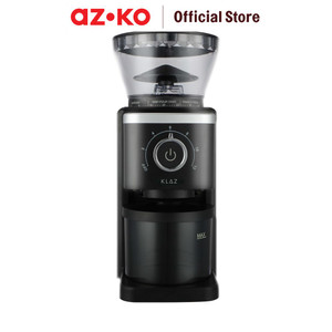 AZKO Klaz Coffee Grinder Dengan Pisau Burr 200 watt - Hitam mesin penghalus kopi grinding machine alat penggiling kopi food grade pembuat minuman gilingan kopi