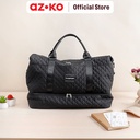 AZKO Passport Ogata Tas Travel - Hitam travel bag tas traveling hand carry bag perlengkapan jalan-jalan