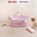 AZKO Passport Ogata Tas Travel - Pink travel bag tas traveling hand carry bag perlengkapan jalan-jalan
