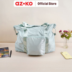 AZKO Passport Eloise Tas Duffle Lipat - Hijau foldable duffle bag tas belanja lipat hand carry bag tas traveling perlengkapan traveling