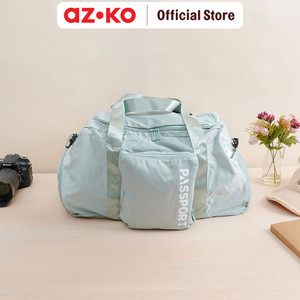 AZKO Passport Eloise Tas Duffle Lipat Dengan Kantong Sepatu - Hijau tas bahu stylish totebag serbaguna multifunctional bag tas travel praktis