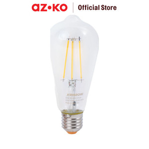 AZKO Krisbow Bohlam Led Sensor Cahaya Filamen St64 5 watt Warm White - Kuning bulb lampu indoor outdoor light led light bolam