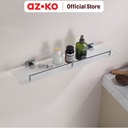 AZKO Acroz Rak Dinding Kamar Mandi Kaca Rectangle Classic decorative wall shelf rak tembok serbaguna ambalan dinding minimalis furniture indoor rumah