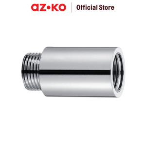 AZKO Fosa 40 mm Soket Sambungan Pipa Drat Luar Dalam Stainless Steel 1/2 -1/4 inci Extension Socket Perlengkapan Alat Tukang Pipe Fitting Sambungan Pralon Konektor Paralon Peralatan Perkakas