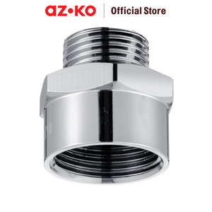 AZKO Fosa 3/4X1/2 inci Bushing Sambungan Pipa Stainless Steel Chrome Kfb3412B Elbow Pipe Perlengkapan Alat Tukang Pipe Fitting Sambungan Pralon Konektor Paralon Peralatan Perkakas