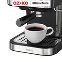 AZKO Kris 1 ltr Espresso Maker 20 Bar Stainless Steel - Hitam Mesin Pembuat Kopi Peralatan Minum Espresso Machine