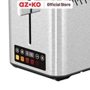 AZKO Klaz Toaster Toaster Digital Stainless Steel - Silver Pemanggang Roti Bread Grill Pembuat Makanan