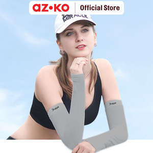 AZKO Alph Manset Lengan Ice Silk Spf 5 Arm Sleeve Manset Tangan Olahraga Pelindung Lengan Uv Lengan Panjang Anti Uv