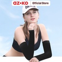 AZKO Alph Manset Lengan Ice Silk Spf 5 F Arm Sleeve Manset Tangan Olahraga Pelindung Lengan Uv Lengan Panjang Anti Uv