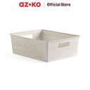 AZKO Stora Keranjang Penyimpanan Ecohome Terra Storage Basket Kotak Penyimpanan Serbaguna Bin Organizer Tempat Simpan Barang