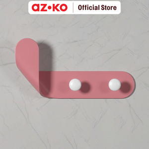 AZKO Stora Gantungan Dinding Serbaguna 3 Kait Pengait Multifungsi Tembok Wall Hook Tempat Gantung Pakaian Barang Serbaguna