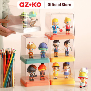 AZKO Stora Kotak Pajang Action Figure Single Square Display Box Tempat Koleksi Pajangan Storage Tempat Hiasan Dekorasi Rumah