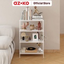 AZKO Masterspace 60X30X90 cm Rak Besi 4 Tingkat Perforated - Putih Storage Rack Metal Tempat Penyimpanan Serbaguna Rak Barang Organizer Gudang